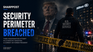 After the White House Hilton Shooting: Three Curves Behind 22 Months of Assassination Attempts