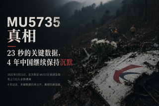 MU5735 真相：23 秒的关键数据，4 年中国继续保持沉默