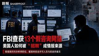 FBI查获13个假咨询网站：美国人如何被“招聘”成情报来源