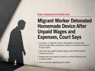 Tangshan Worker Gets Six Years Over Blast After Wage Dispute