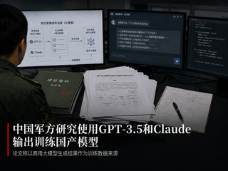 中国军方研究使用GPT-3.5和Claude输出训练国产模型