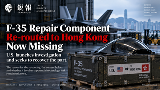 F-35 parts missing after diversion to Hong Kong