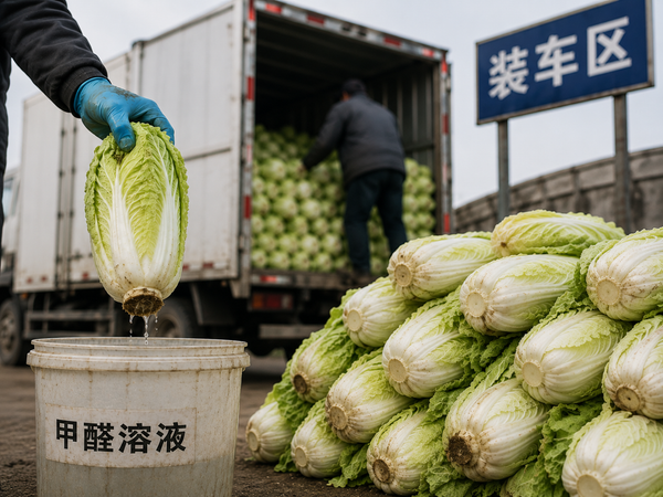 China Traces Formaldehyde-Treated Cabbage Shipments