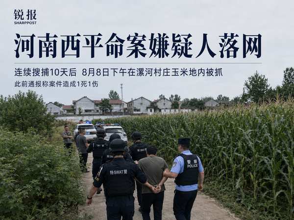 河南西平重大刑案嫌疑人玉米地落网，网上声援持续