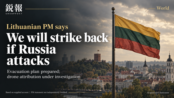 Lithuania would fight back if Russia attacked, prime minister says