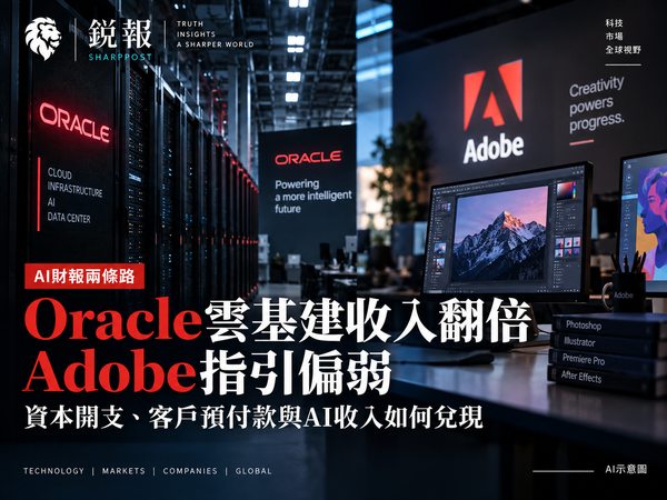 甲骨文云基础设施收入翻倍，Adobe销售指引偏弱
