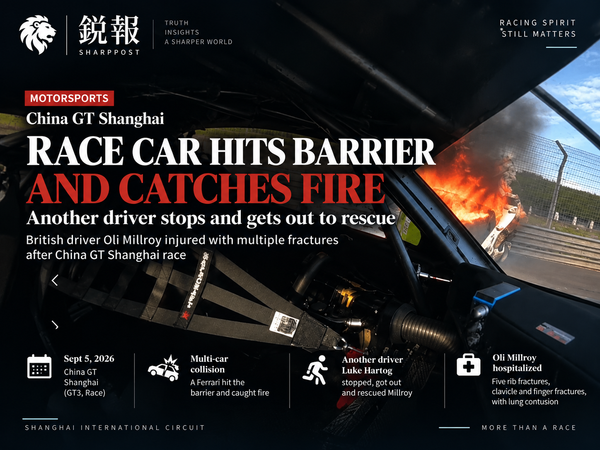Daniel Wu criticises rescue response after China GT crash