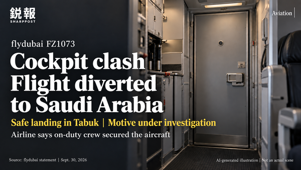Flydubai jet lands safely after cockpit attack