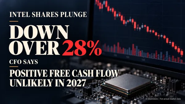 Intel CFO: Positive Free Cash Flow Unlikely in 2027